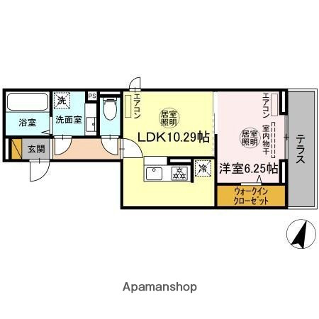 蘇我駅（内房線）の家具家電付き賃貸「千葉県千葉市中央区 1LDK 102」メイン画像