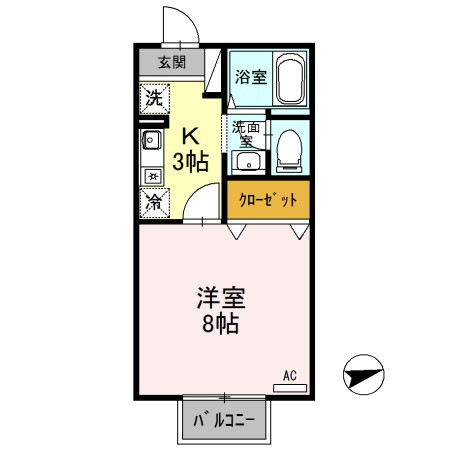 新井駅（妙高はねうまライン）の家具家電付き賃貸「フォルテ　Ｂ」メイン画像