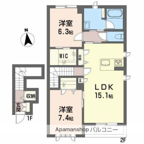 日本全国の家具家電付き賃貸「仮）沢村新ＳＨＭ」メイン画像