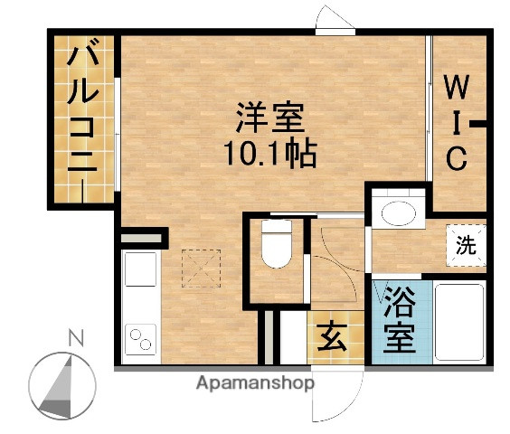 日本全国の家具家電付き賃貸「静岡県浜松市中央区 1R 101」メイン画像