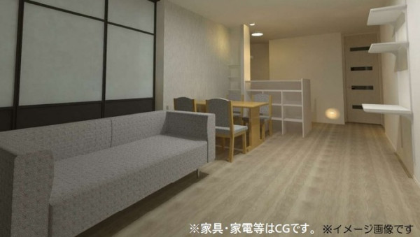 愛知県の家具家電付き賃貸「愛知県名古屋市昭和区 2LDK 103」メイン画像