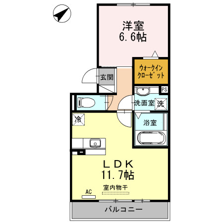 本郷駅（名古屋市東山線）の家具家電付き賃貸「愛知県日進市 1LDK 205」メイン画像