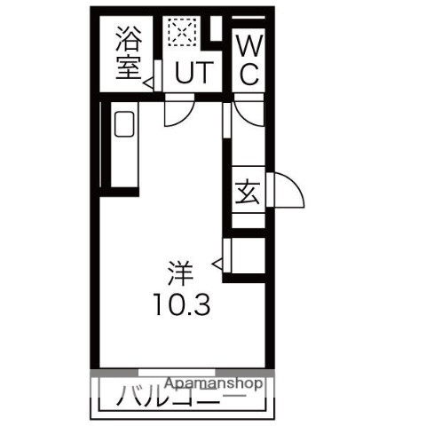 吹上駅（名古屋市桜通線）の家具家電付き賃貸「ＡＭＮＯＳ今池（Ａ棟）」メイン画像