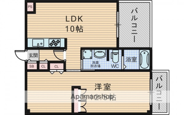 日本全国の家具家電付き賃貸「大阪府豊中市 1LDK 404.」メイン画像